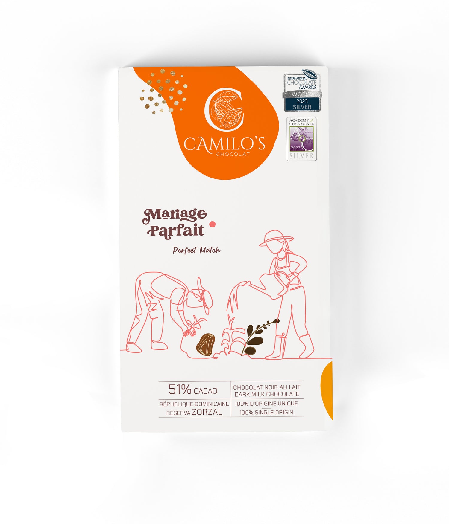 Camilo's Chocolate milk bar 51% cacao
