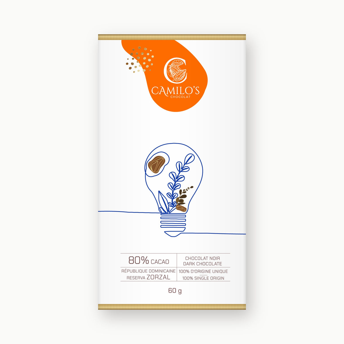 Tablette de Chocolat Noir 80 %, Cacao Zorzal d’Origine Unique, De la fève à la tablette